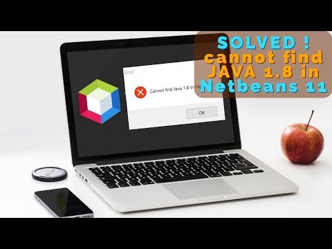 How to fix cannot find Java 1.8 in Netbeans 11