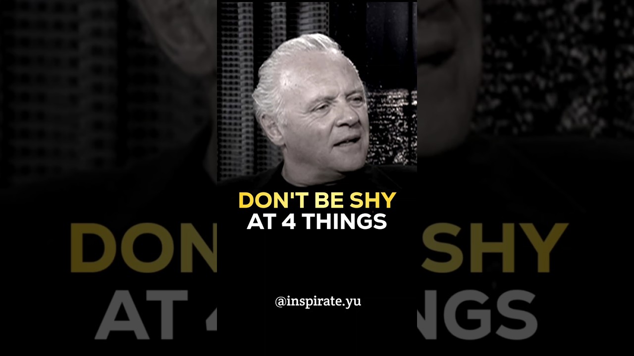 Anthony Hopkins Shares 4 Powerful Life Lessons to Boost Your Confidence ✨