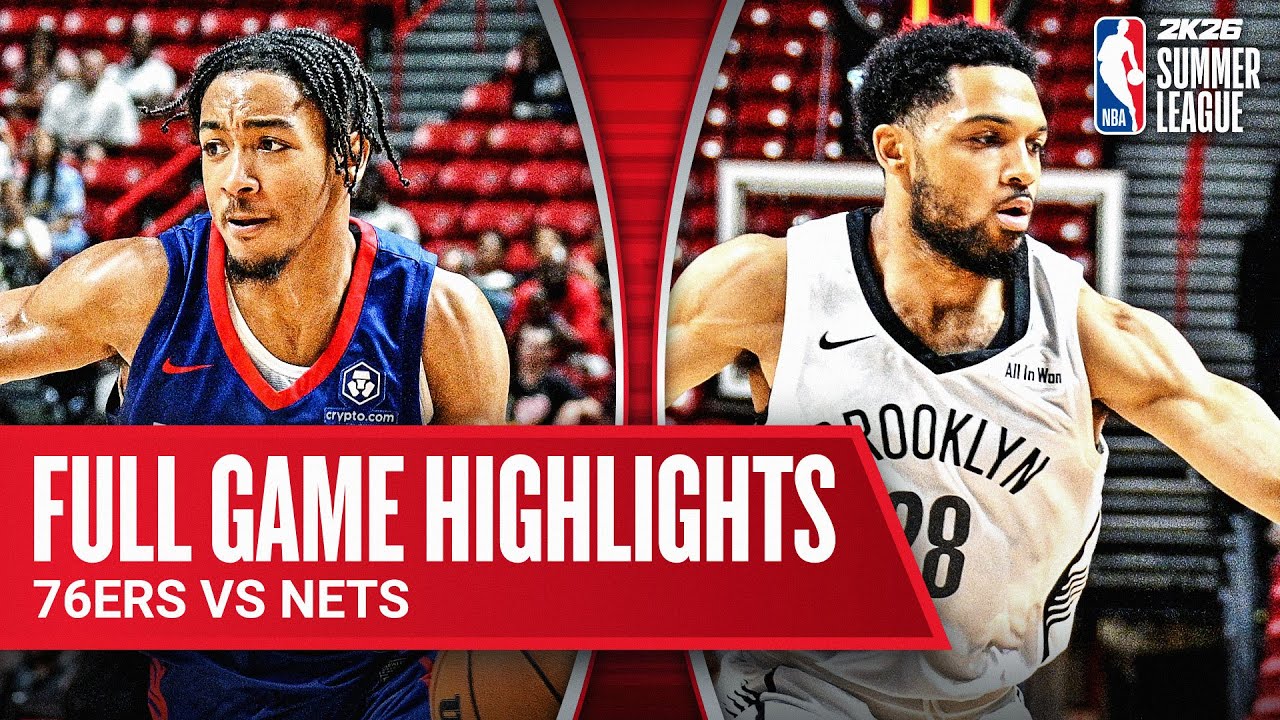 76ers Edge Out Nets in Exciting Summer League Clash π | Full Highlights from July 18, 2025