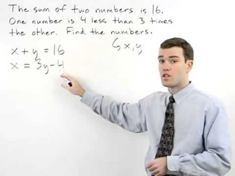 Systems of Equations Word Problems | MathHelp.com