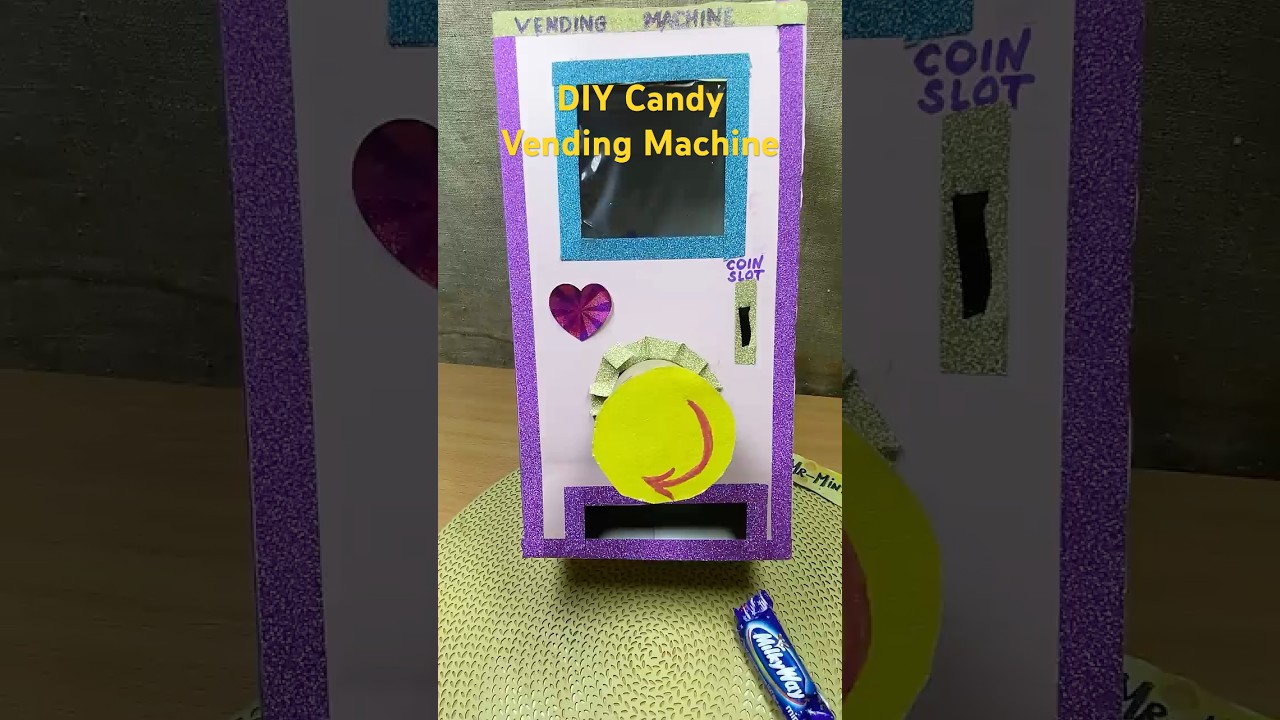 DIY Candy Vending Machine for Kids 🍬