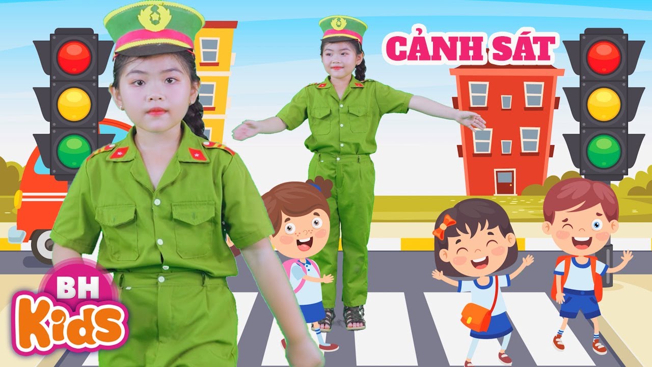 Em Muốn Làm Cảnh Sát 👨‍🚒 Nhạc Thiếu Nhi Vui Nhộn