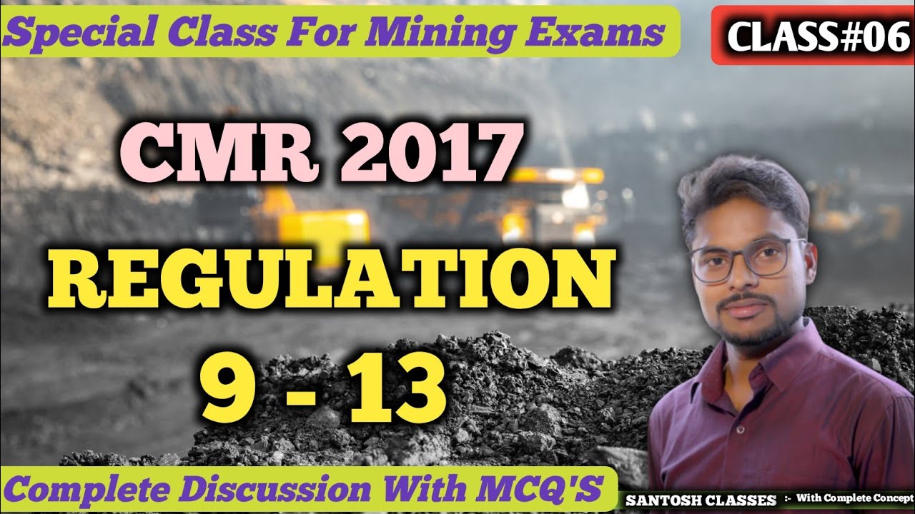 CMR 2017 Regulation 09-13 Class 06 with MCQs 📚