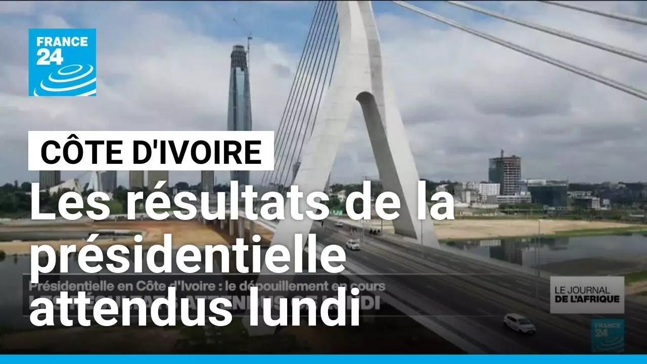 Présidentielle en Côte d'Ivoire : publication des résultats provisoires attendue lundi
