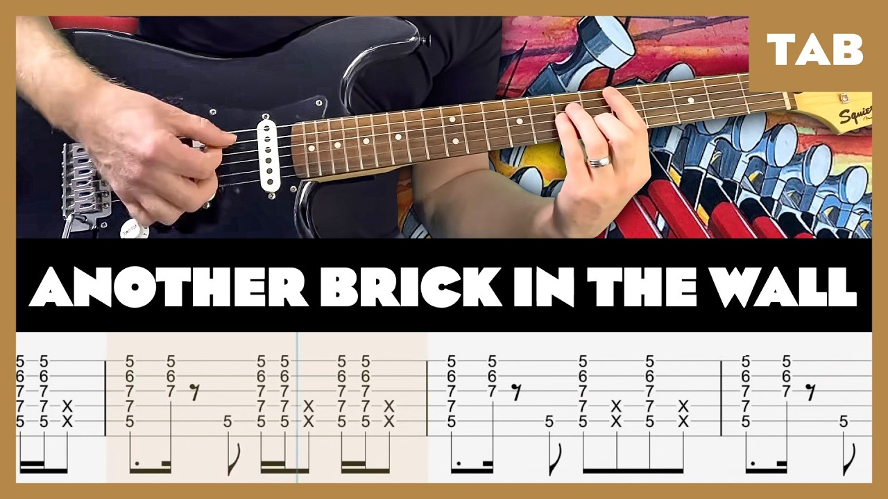 Pink Floyd – Another Brick in the Wall Part 2 Guitar Tab 🎸