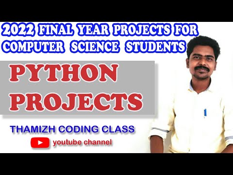 About Python final year projects for Computer Science students and ideas. #pythonproject