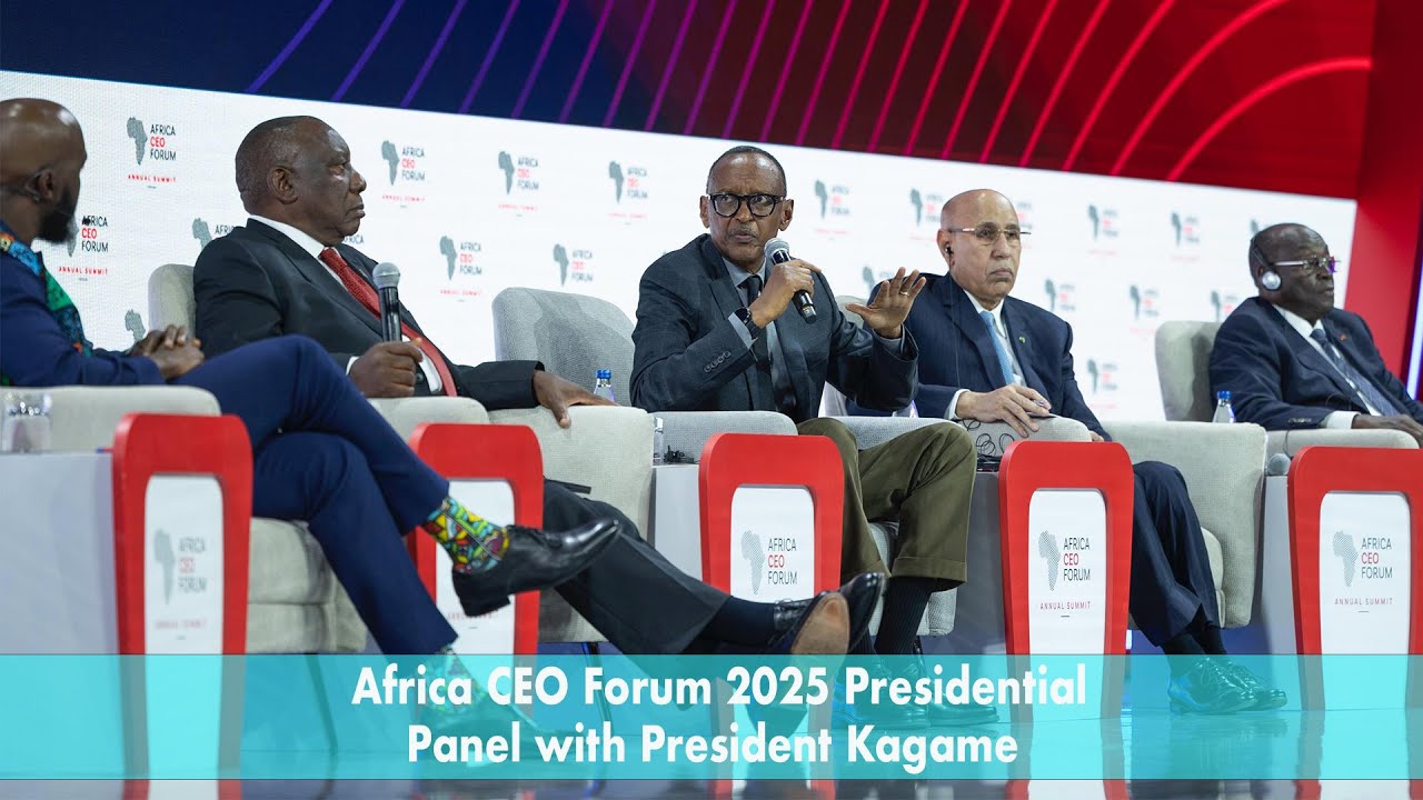 Africa CEO Forum 2025: Exclusive Presidential Panel with President Kagame 🇰🇪