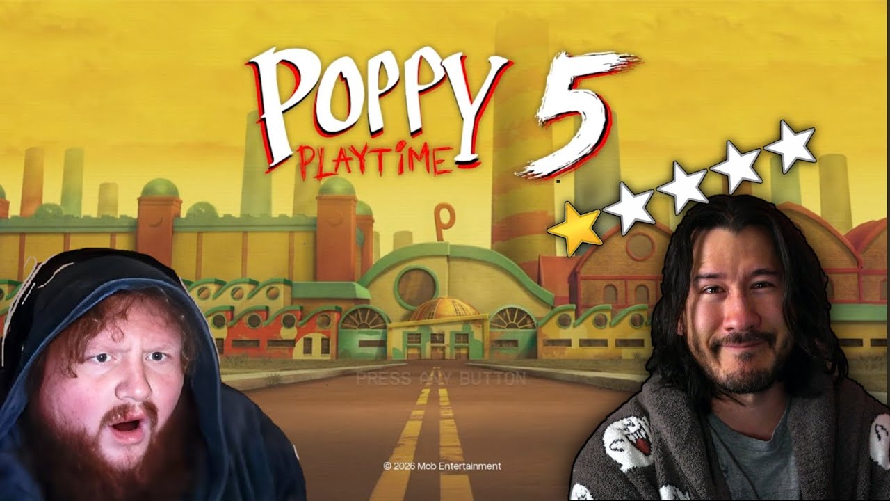 CaseOh Reacts to Markiplier’s Poppy Playtime Chap 5 Review