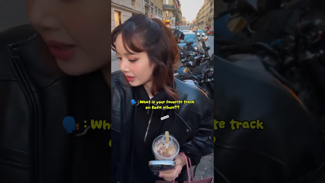 Lisa Shares Favorite Track from Rosรฉ's Album ๐ถ