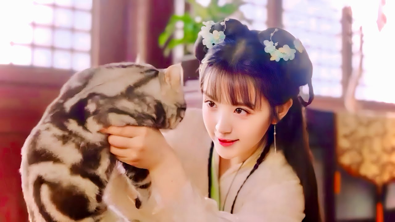 فتاة كيوت تساعد أميرًا يتحول إلى قط 🐱