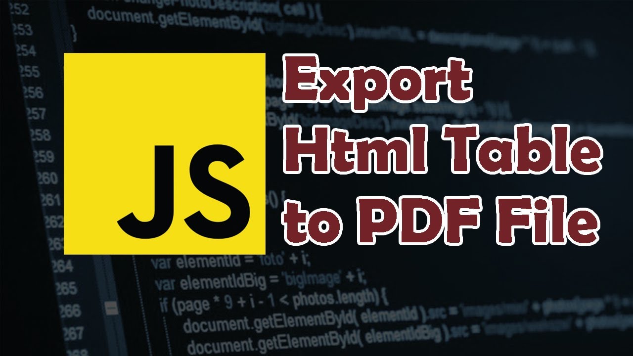 Export HTML to PDF with JavaScript 📄