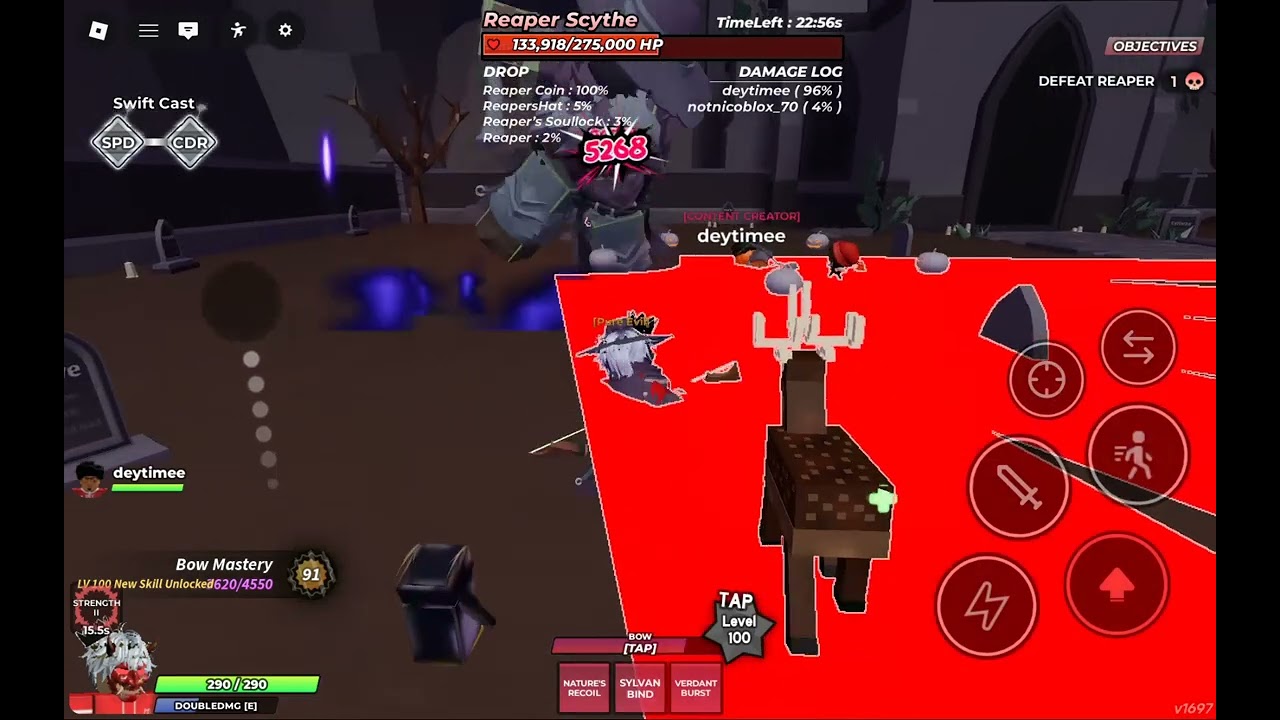 Playing with @deytimee 🎮