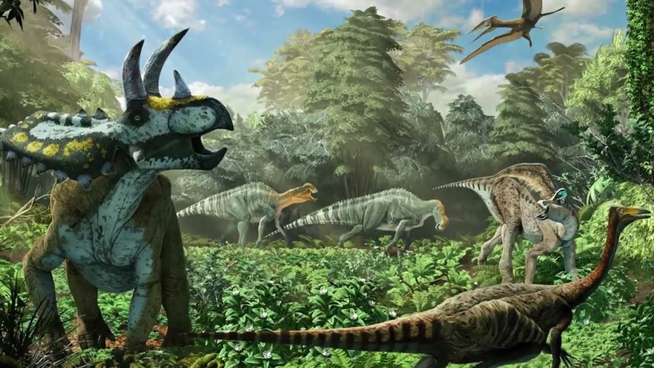 Земля во времена динозавров 🌍