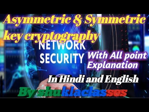 Encryption key cryptography type(symmetric key cryptography & asymmetric key cryptography) in HINDI