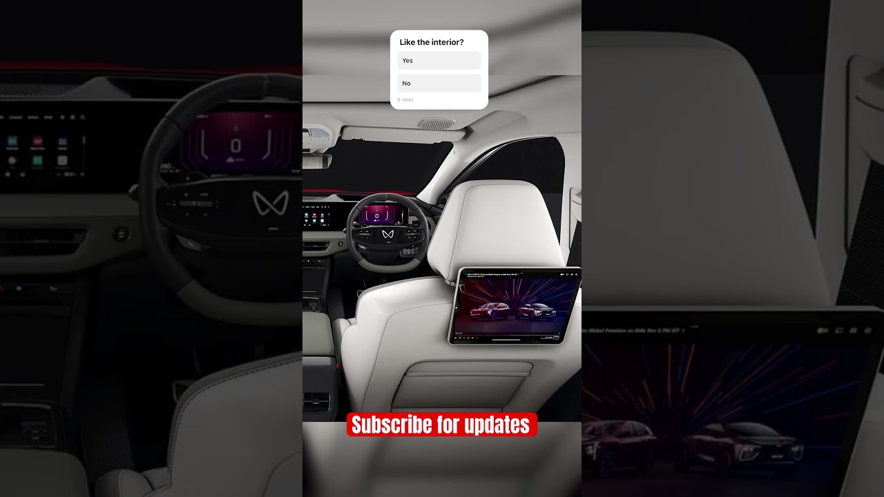 Mahindra XEV 9E Interior Showcase π