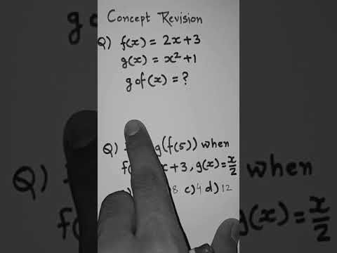 COMPOSITE FUNCTIONS ( fog(x) or gof(x) ) for JEE MAINS/NDA/AIRFORCE