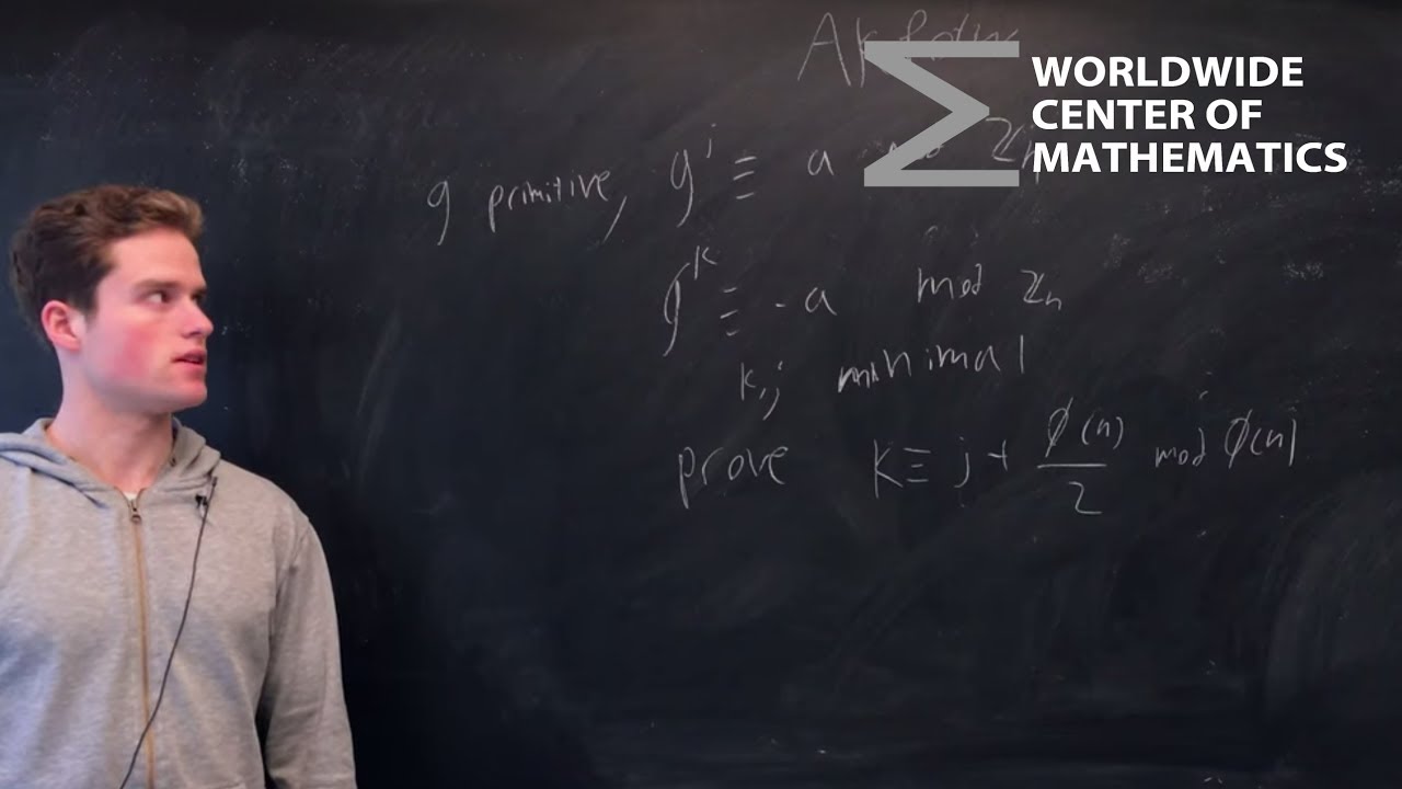 AKPotW: Primitive Roots & -1 in Number Theory