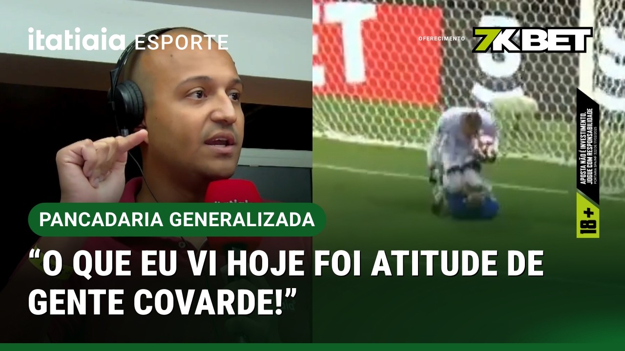 COMENTARISTAS DA ITATIAIA SOBEM O TOM SOBRE PANCADARIA GENERALIZADA NO CLÁSSICO