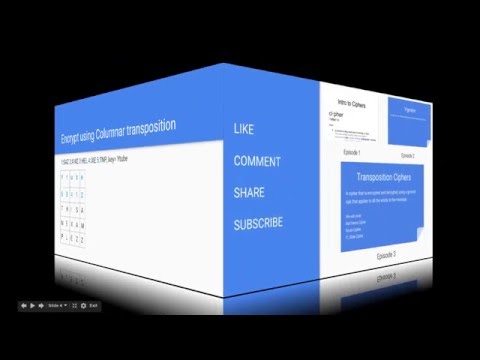 Cipher 04- Columnar Transposition Cipher