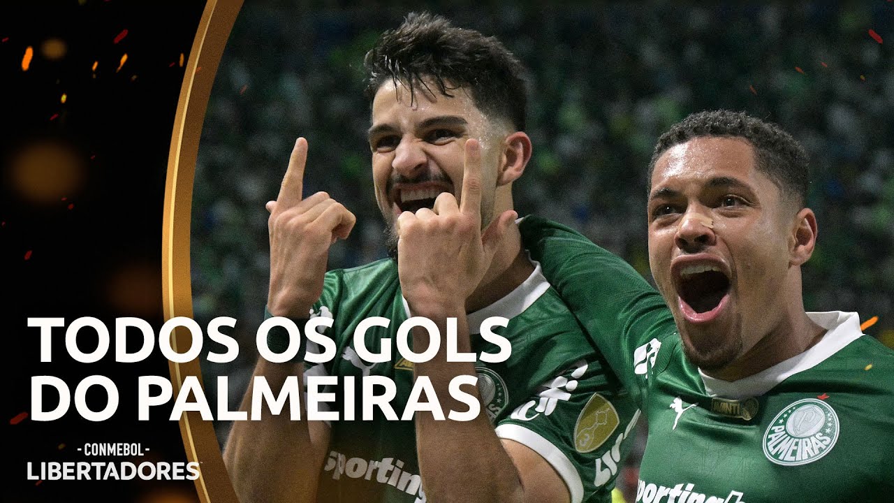 TODOS OS GOLS DO PALMEIRAS NA CONMEBOL LIBERTADORES 2025