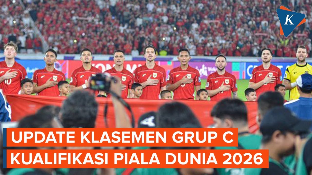 Update Klasemen Grup C Kualifikasi Piala Dunia 2026: Indonesia di Peringkat 4