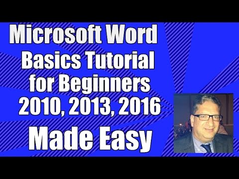 Word Basics Tutorial for Beginners 📄