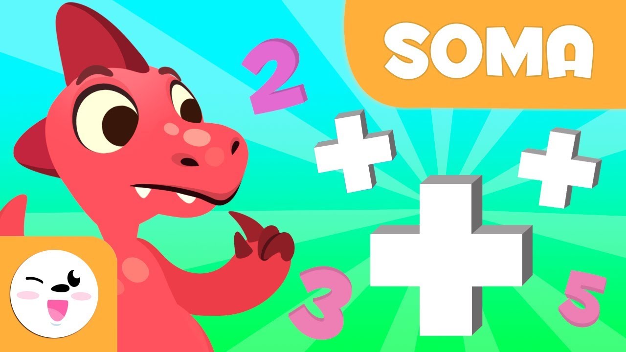 Aprenda a Somar com Dinossauros 🦕 - Matemática Divertida para Crianças