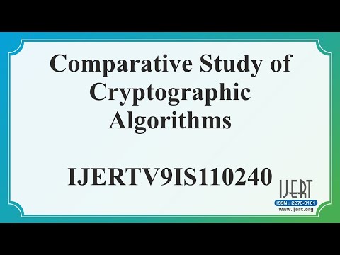 Comparative Study of Cryptographic Algorithms