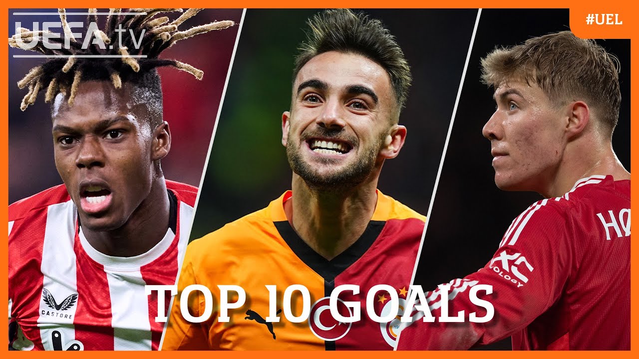 🔥 Top 10 Unbelievable Goals of the Europa League 2024/25!