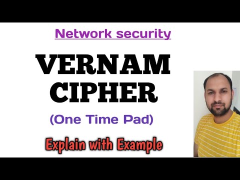 Vernam Cipher (One time pad)| Vernam Cipher Encryption and Descryption process Explain Hindi