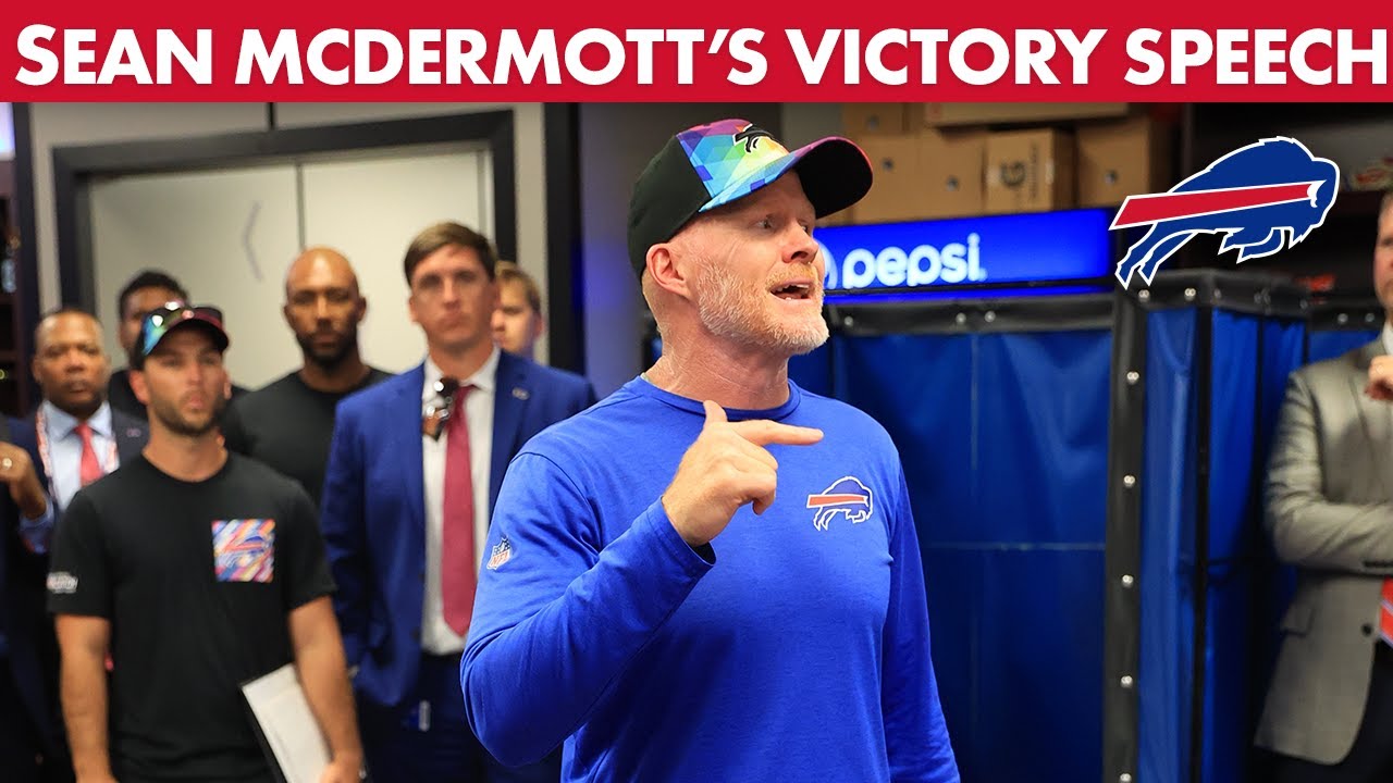 Sean McDermott's Post-Game Win Speech vs. Dolphins 🏈