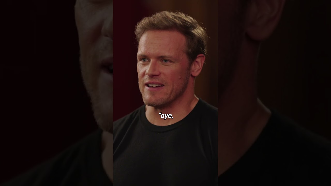 Sam Heughan's Playful Prank on Outlander Co-Star Graham McTavish! 😂 #shorts