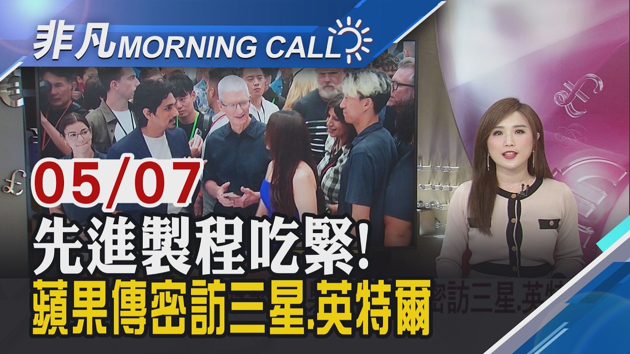 聯發科3天漲31% 不只TPU? 傳獲OpenAI訂單 美伊停戰浮現進展！美股4大指數全收紅｜主播葉俞璘｜【非凡Morning Call】20260507｜非凡財經新聞
