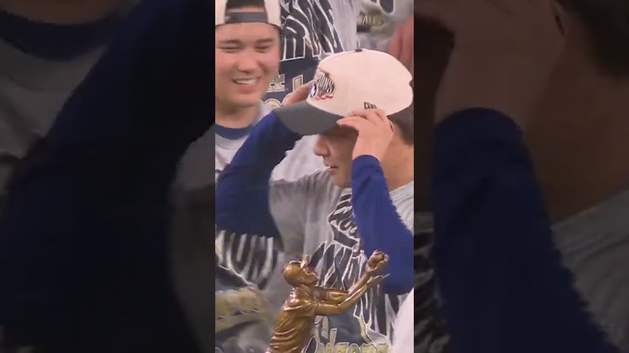 Shohei Ohtani & Yoshinobu Yamamoto Celebrate World Series Victory! 🏆