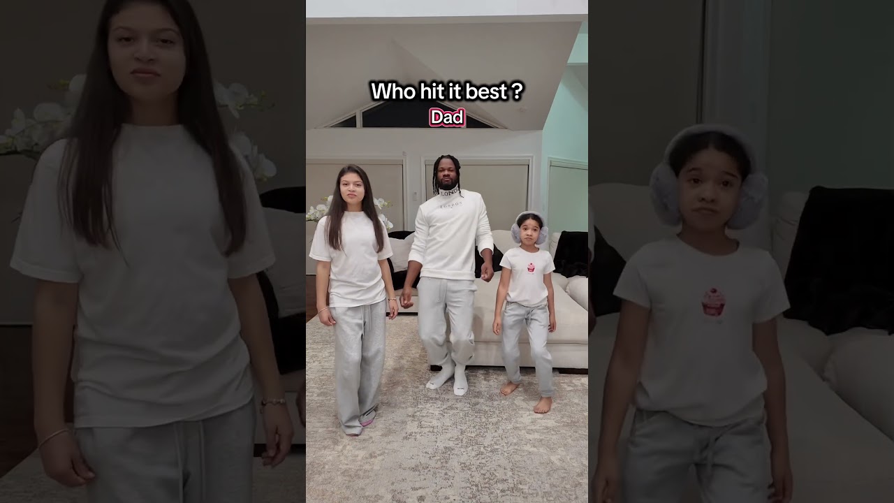 Who hit it best ? #shorts #dance #family