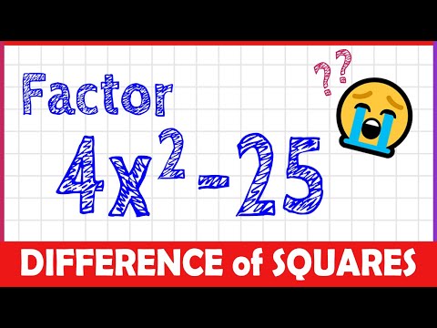 Difference of Squares (2-MINUTE MATH!)