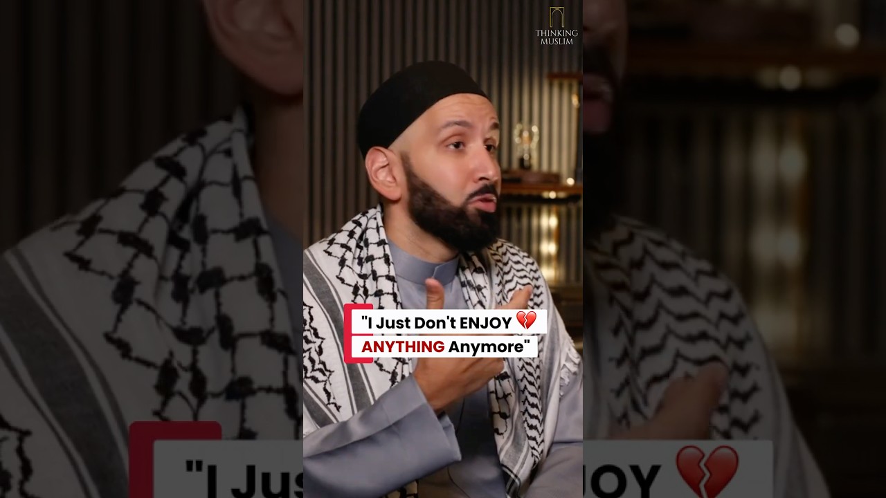 “I just don’t enjoy anything anymore” Episode out now! #pain #islam #omarsuleiman #gaza #goviral #yt