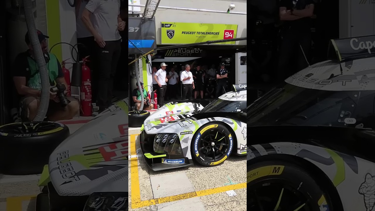 Peugeot 9X8 Pit Stop Challenge at 24h Le Mans 2025 🚗
