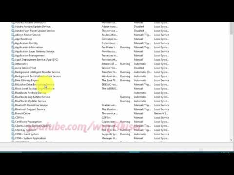 Windows 10 : How to disable Bitlocker drive encryption service