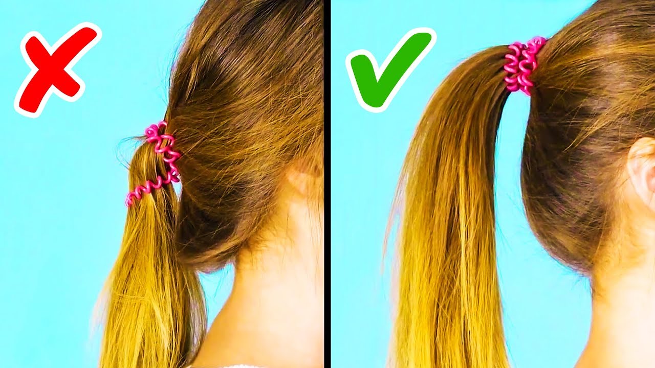 20 Quick 1-Minute Hairstyle Hacks ✨
