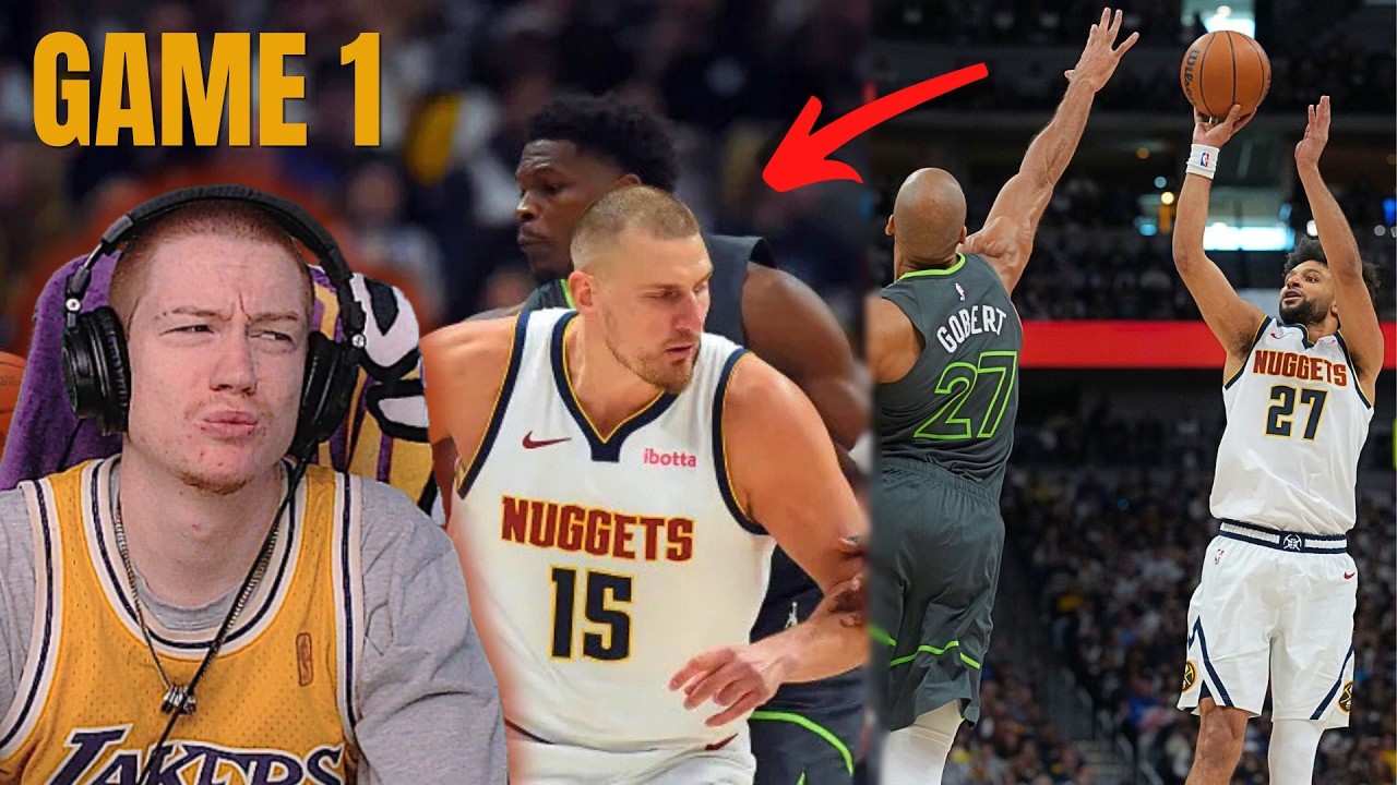 Jokic... Reacting to Nuggets vs Timberwolves GAME 1!