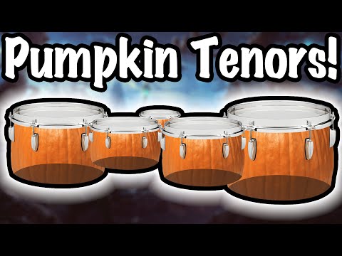 I Built Marching Tenor Drums out of Pumpkins!
