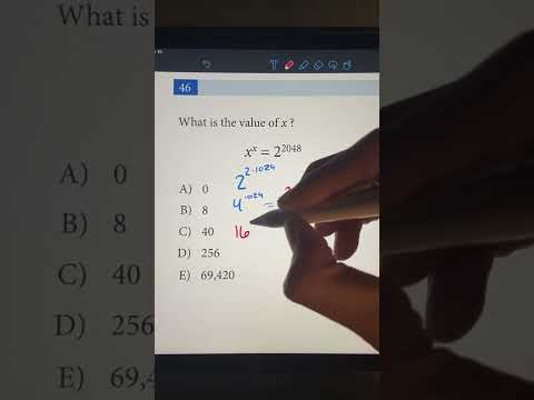 Hard Math Problem with Exponents | Trick Question | JusticeTheTutor  #shorts #mathematics #maths