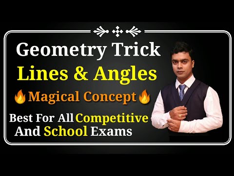 Geometry Trick | Lines and Angles | Maths Trick | Best For All Competitive Exam | imran sir maths