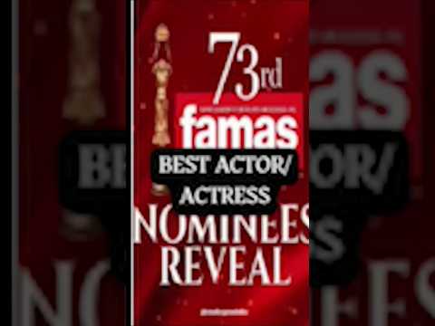 Meet the 73rd FAMAS Best Actor & Actress Nominees! Who Will Win? #FAMASAwards #BestActor