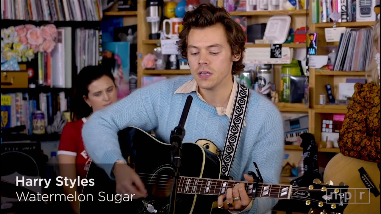 Harry Styles Performs Stunning Acoustic Version of 'Watermelon Sugar' at NPR Tiny Desk 🎶