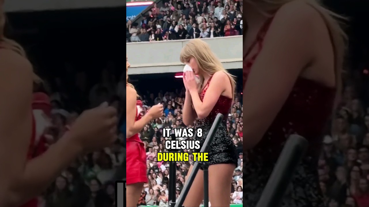 Taylor Swift was sick during the Eras Tour show in Edinburg because of the cold weather...