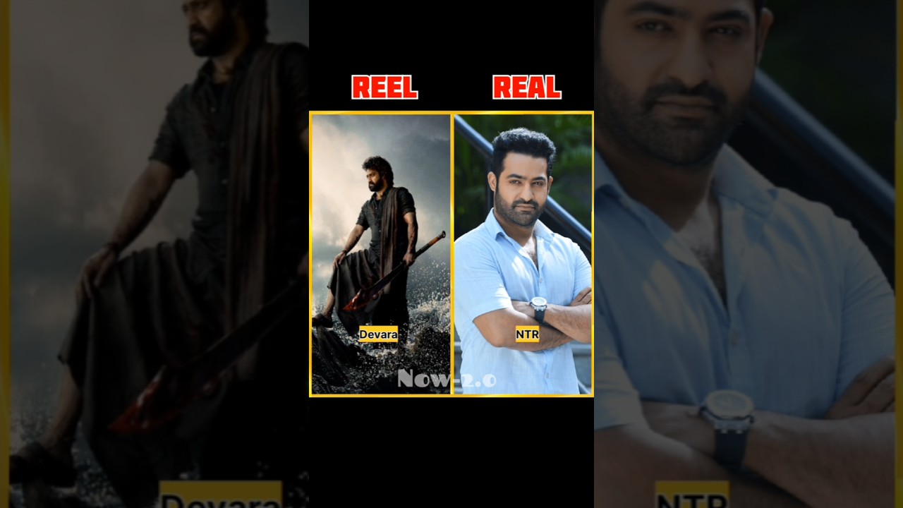 Devara Part 1 Cast: Reel vs Real 🎬