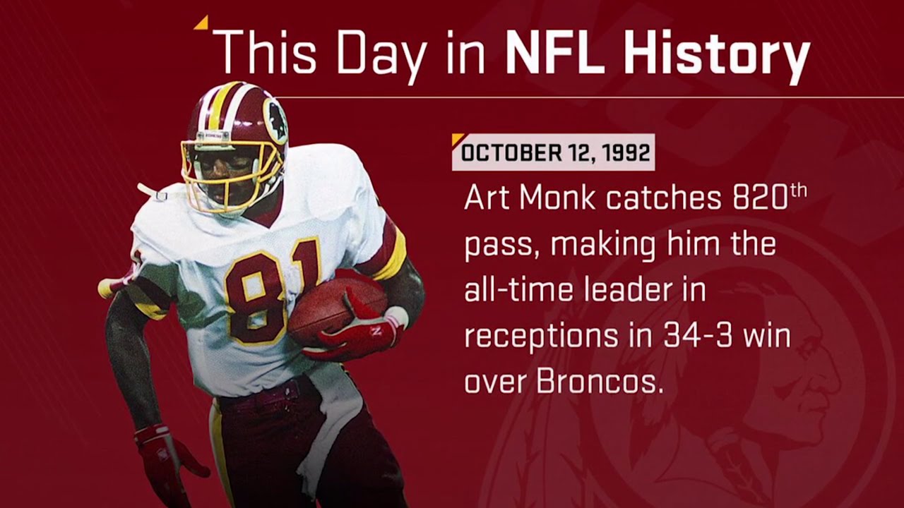Art Monk Sets NFL Record for Career Receptions on October 12, 1992 🏈
