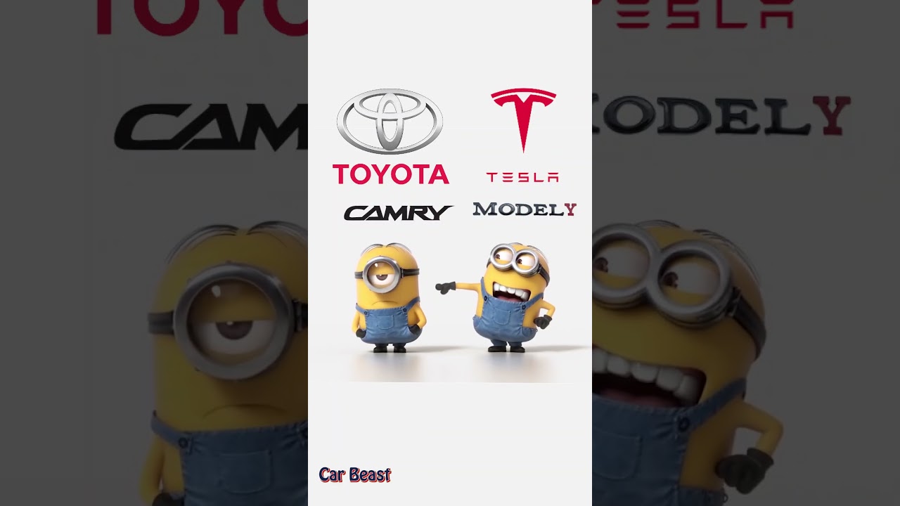 Tesla Model Y vs. Toyota Camry: Minions Fun 🚗
